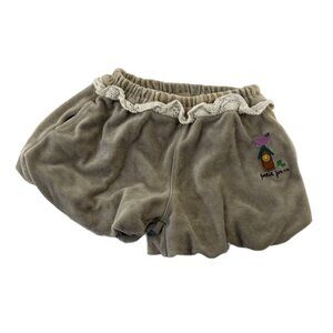 Petit Jam Childrens Girls Puffer Shorts Size 2T Velour